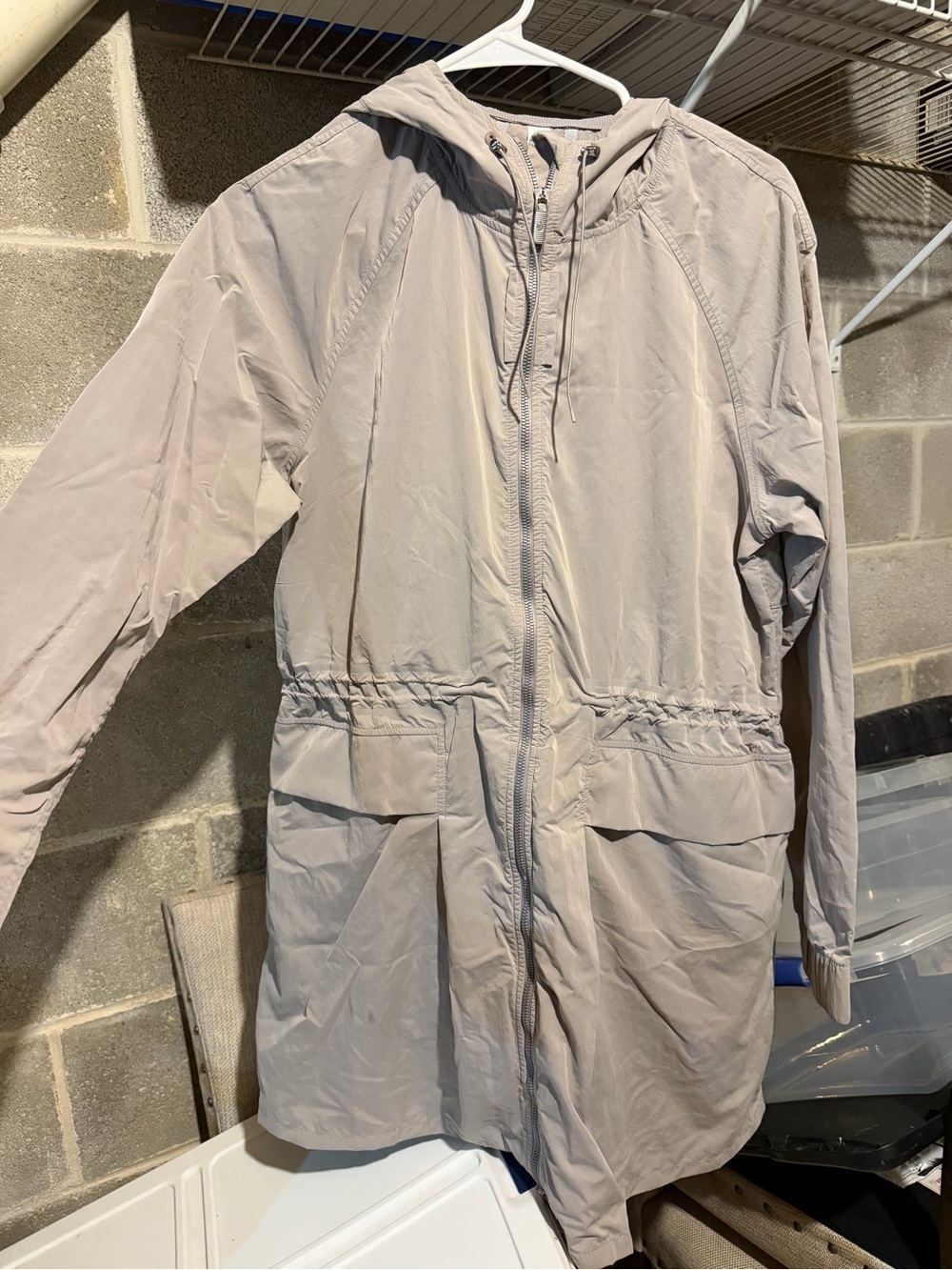 Lululemon Light mauve Hooded Anorak Jacket
